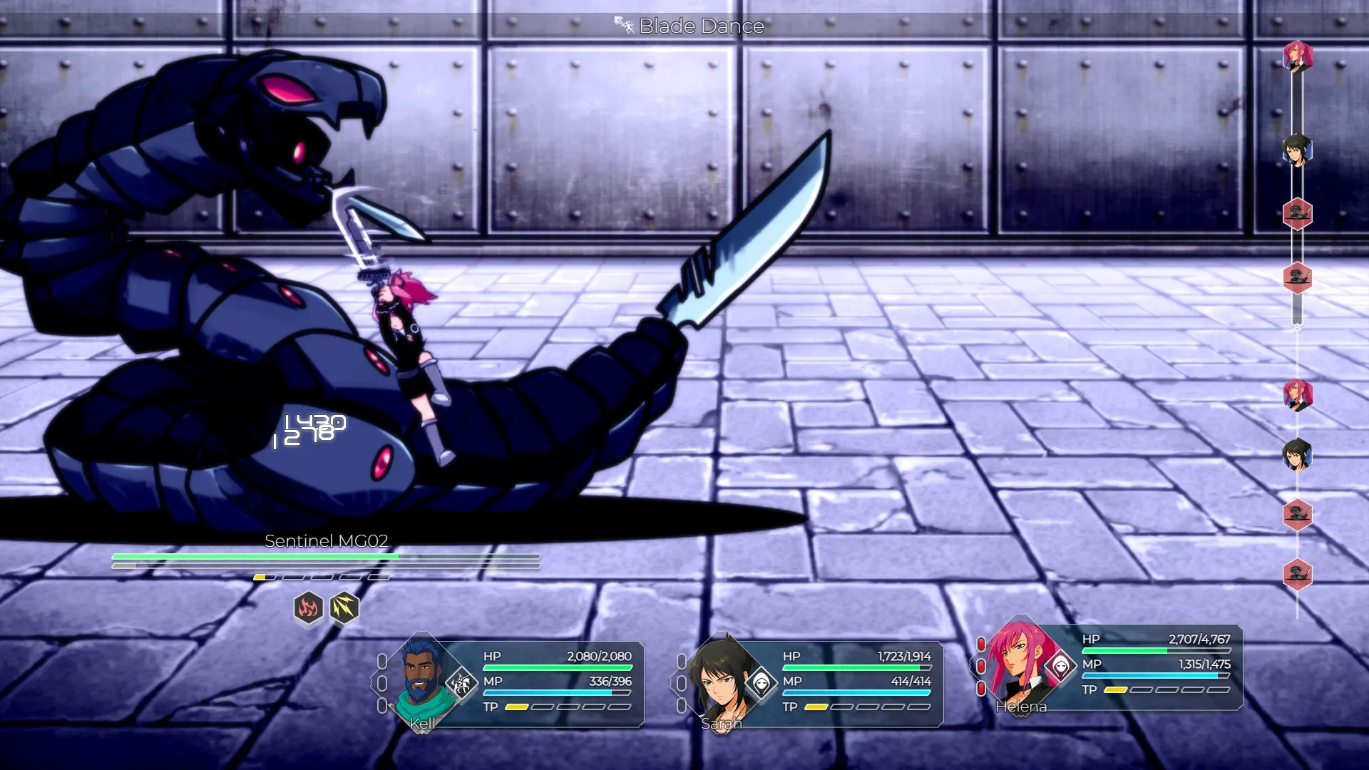 Combat Helena Skill Screenshot